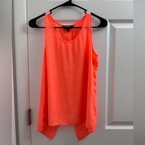 Express Women's Vibrant Orange Tank Top